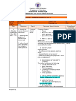 Division of Marinduque Tambangan National High School: Weekly Learning Plan in Tle 9