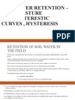 Soil Water Retention - Soil Moisture Characterestic Curves