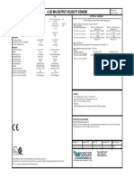 4-20 Ma Output Velocity Sensor: 641B00 Performance English SI Op Tion A L Version S