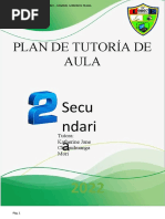 Plan de Tutoria de Aula 2º - 2022