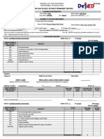 Republic of The Philippines Department of Education Senior High School Student Permanent Record