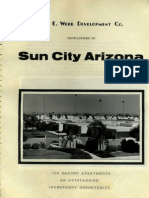 Sun City AZ Marketing Brochure - 1974 - "Del Webb's Sun City, Arizona - 158 Garden Apartments Investment Opportunity"