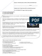 Guía 5° Lenguaje Artículo Informativo Comprensión