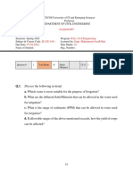 Assignment#1: CECOS University of IT and Emerging Sciences Peshawar Department of Civil Engineering