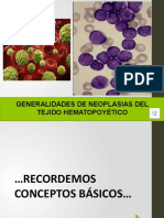 Generalidades de Neoplasias Del Tejido Hematopoyético