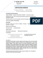 Certificado Medico Adulto