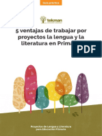 5 Ventajas de Trabajar La Lengua y La Literatura Por Proyectos en Primaria