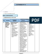 3° Grado - Actividad Del Dia 24 de Agosto