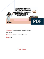 Indagamos Sobre Los Alimentos Que Contienen Mayor Cantidad de Almidón