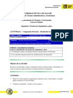 TAREA 2 Componente Docencia Unidad 1 TÉCNICAS DE ALOJAMIENTO Y PISOS