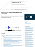 Diode Ratings - How To Understand A Diode Datasheet