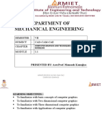 Sub-Module 1.1 - Introduction of Computer Graphics