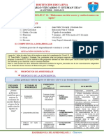 EXPERIENCIAS DE APRENDIZAJE 1 - Tercero 2022