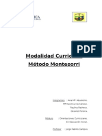 Modalidad Curricular