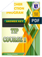 Tip Course 1 Answerkey