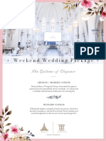 Chijmes Hall Weekend Wedding Banquet Packages