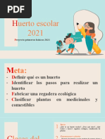 Huerto Primeros Básicos 2021