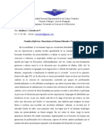 Articulo Reflexivo Acerca de La Educacion Venezolana