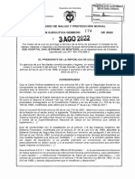 Resolución 174 Del 03 de Agosto de 2022