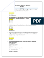 Preguntas de Medicina Tropical