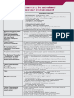 Home Loan Lap Disbursement Checklist