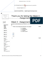 Digital Image Processing - Unit 5 - Week 3