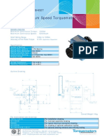 ET1103 Medium Speed Torquemeter: Product Data Sheet