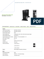 APC Smart-UPS RT 6000VA 230V: Home Products Uninterruptible Power Supply (UPS) Smart-UPS On-Line