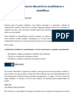 2.2 Gêneros Discursivos Acadêmicos e Cientificos