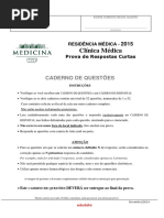 Cl+¡nica M+®dica Porcada 2015 Prova