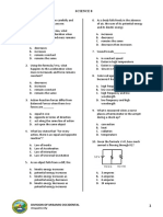 Diagnostic Test g8 Science