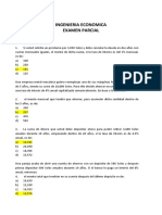 Preguntas Exam Ingeniería Económica