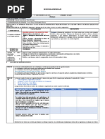 Sesión de Aprendizaje Competencia Oral