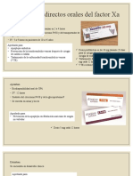 Inhibidores Directos Orales Del Factor Xa