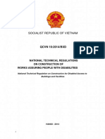 QCVN 10-2014-BXD National Technical Regulation On Construction For Disabled Access To Buildings and Facilities (Eng)