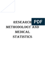 Research Methodology and Medical Statistics