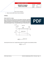 Reliability Analysis, Failure Rate, MTBF: Maxon Motor Control