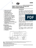 16-Bit, Dual Channel, Ultra-Low Glitch, Voltage Output Digital-To-Analog Converter