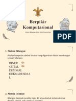 Materi Berpikir Komputasional - Sistem Bilangan