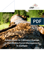 Lindner Et Al. (2020) Adaptation To Climate Change in European Sustainable Forest Management