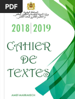 1cahier de Textes AMEF 2019