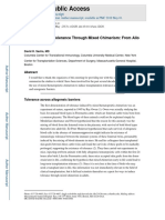 Transplantation Tolerance Through Mixed Chimerism. From Allo To Xeno