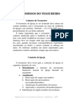 Manual para Tesouraria de Igreja