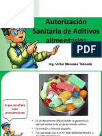 Capitulo 6 - Requisitos Sanitarios - Autorizacion Sanitaria de Aditivos