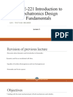 Lecture 3 Kinematics and Robotics