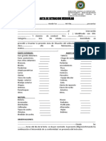 Acta de Situacion Vehicular
