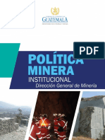 Política Minera Institucional