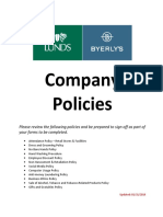 Company Policies