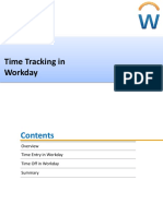 Time Tracking in Workday