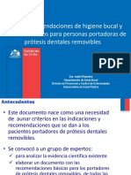 Dra. Isabel Riquelme Recomendaciones de Higiene Bucal y Cuidados para Personas